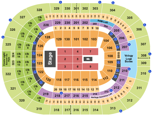 Benchmark International Arena Barry Manilow Seating Chart
